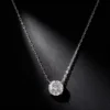 S925 Octagonal Multi‑Cut Cubic Zirconia Necklace