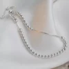 S925 Sterling Silver Adjustable Bead Bracelet