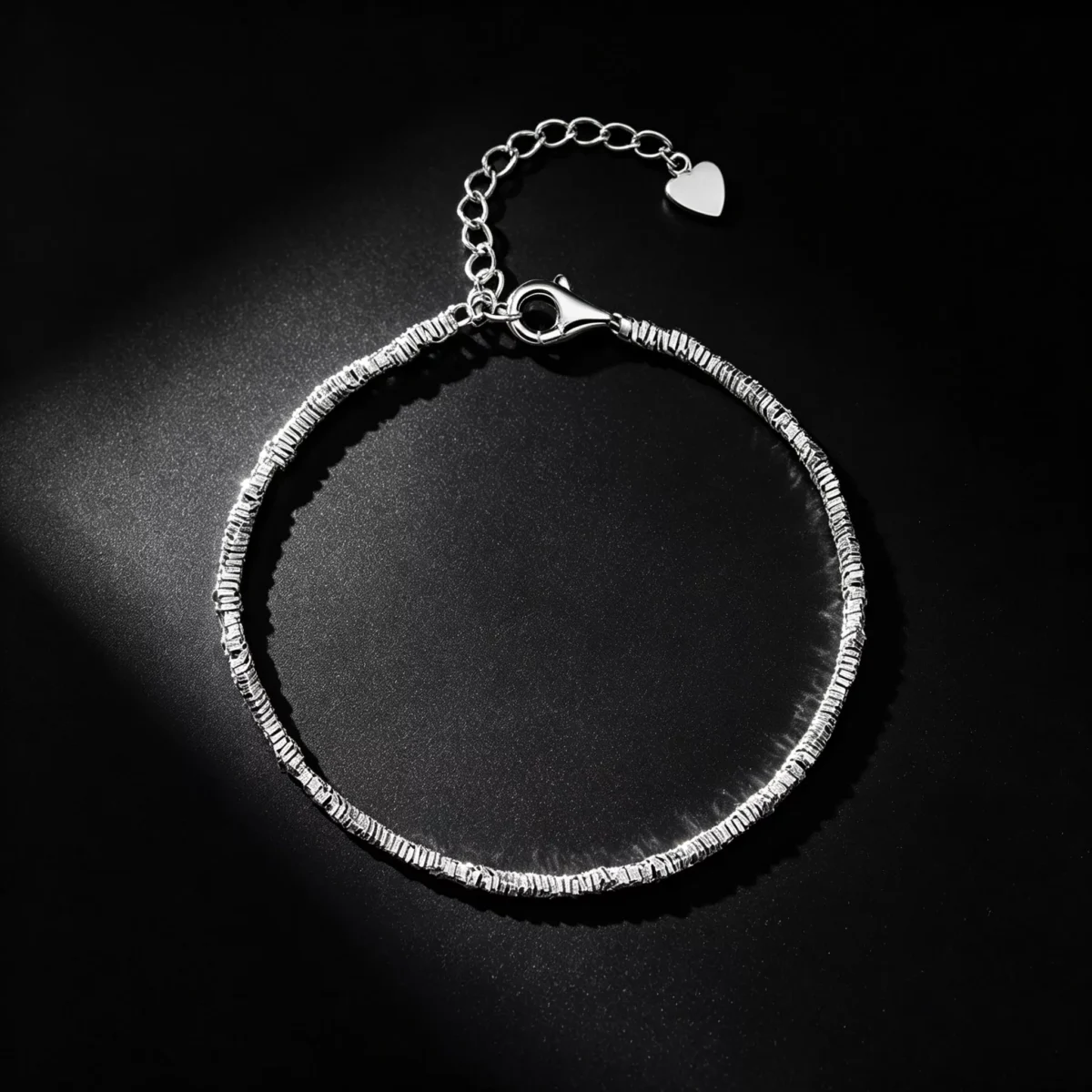 S925 Sterling Silver Tiny Fragment Bead Bracelet