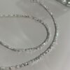 S925 Sterling Silver Tiny Fragment Bead Bracelet