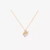 Geowence S925 Sterling Silver Swan Pendant Necklace