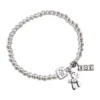 S925 Silver Retro Charm Bead Stretch Bracelet S925 Silver Retro Charm Bead Stretch Bracelet