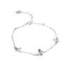 S990 Silver Delicate Butterfly Chain Bracelet S990 Silver Delicate Butterfly Chain Bracelet