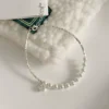 S925 Silver Chip Bead Pearl Star CZ Bracelet