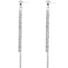 S925 Silver Long Tassel Dangle Drop Earrings S925 Silver Long Tassel Dangle Drop Earrings