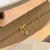 S925 Hetian Jade Star Zircon Pendant Necklace