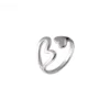 S925 Split Heart Open Adjustable Ring S925 Split Heart Open Adjustable Ring