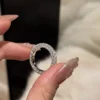 S925 Silver Full Eternity Paved Cubic Zirconia Ring