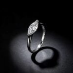 Marquise Cut CZ S925 Sterling Silver Solitaire Ring