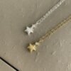 S925 Silver Matte Star Zircon Minimalist Women Necklace