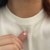 S925 Silver Matte Star Zircon Minimalist Women Necklace