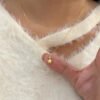 S925 Silver Matte Star Zircon Minimalist Women Necklace