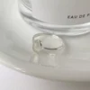 S925 Silver Oval Chalcedony Adjustable Ring