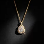 S925 Silver Zircon Gourd Oriental Luxury Necklace