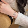S925 Silver Strawberry Quartz Fortune Charm Bracelet S925 Silver Strawberry Quartz Fortune Charm Bracelet