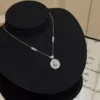 S925 Silver Clover Shell Pearl Vintage Chinese Necklace
