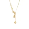 S925 Gourd Fortune Coin Cubic Zirconia Necklace