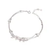 S925 Shell Flower CZ Imitation Pearl Bracelet