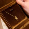 S925 Enamel Butterfly Zircon Pendant Necklace S925 Enamel Butterfly Zircon Pendant Necklace