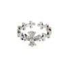 Vintage Cross S925 Sterling Silver Open Adjustable Ring