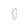 Fine Silver Floral Vine Open Adjustable Ring Fine Silver Floral Vine Open Adjustable Ring