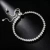 S925 Sterling Silver Adjustable Bead Bracelet