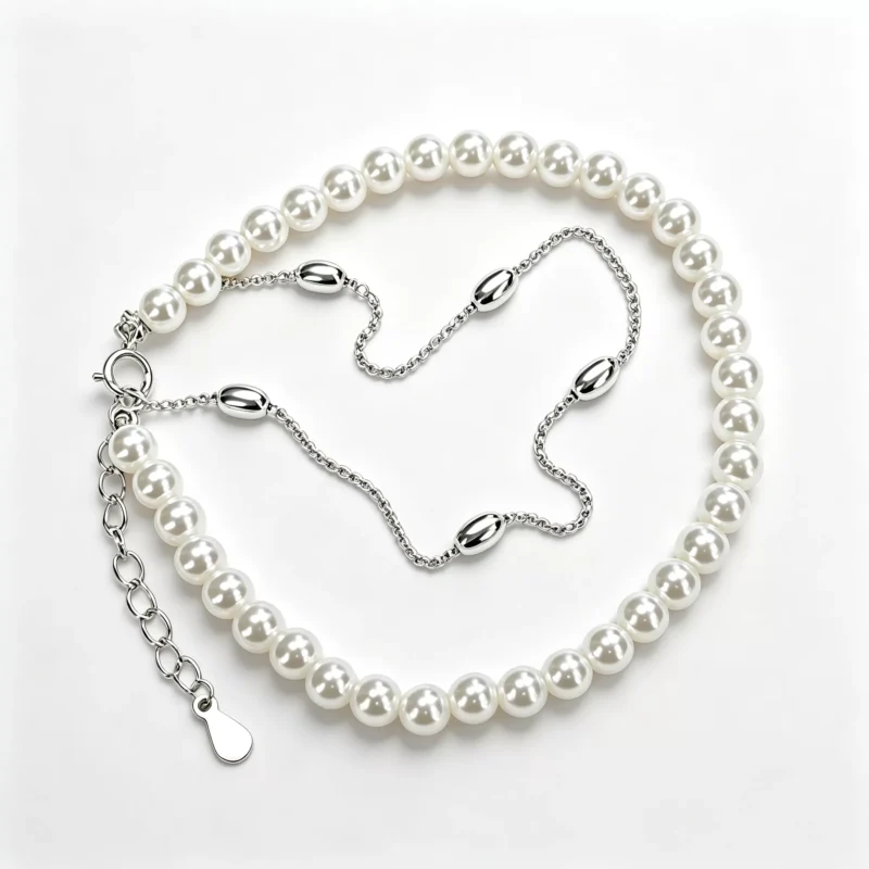 S925 Silver Dual‑Layer Pearl Bracelet
