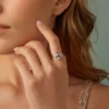 Multicolor Gem S925 Silver Skull Ring Multicolor Gem S925 Silver Skull Ring