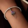 Glow‑in‑the‑Dark Witch Hat S925 Silver Charm