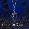Glow‑in‑the‑Dark Witch Hat S925 Silver Charm