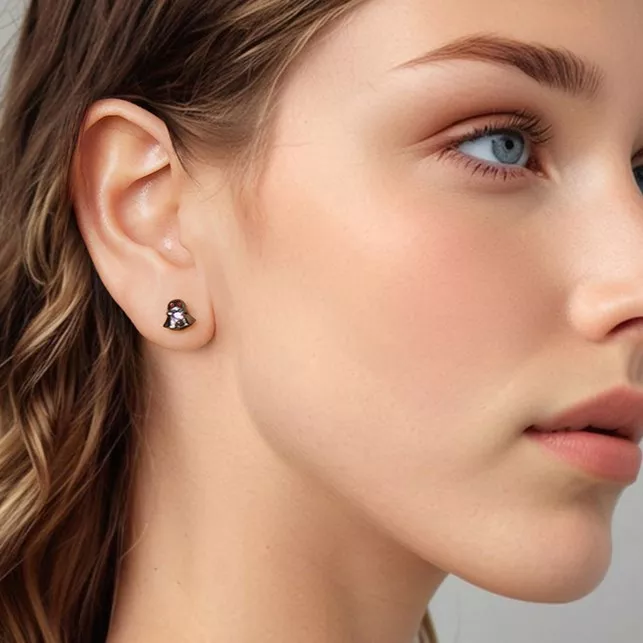 Cute Ghost S925 Sterling Silver Stud Earrings Cute Ghost S925 Sterling Silver Stud Earrings