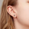 Skull Spider S925 Silver Stud Earrings