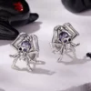 Skull Spider S925 Silver Stud Earrings