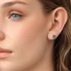 S925 Silver Skeleton Hand Heart Hoop Earrings S925 Silver Skeleton Hand Heart Hoop Earrings