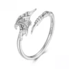 Devil Wing S925 Silver Open Ring Devil Wing S925 Silver Open Ring