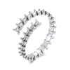 925 Sterling Silver Spine Open Ring