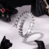 925 Sterling Silver Spine Open Ring