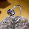 Vintage Filigree Mystic Topaz S925 Silver Ring Vintage Filigree Mystic Topaz S925 Silver Ring