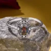 Vintage Filigree Mystic Topaz S925 Silver Ring Vintage Filigree Mystic Topaz S925 Silver Ring