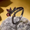 Mandala Flower Open S925 Silver Ring